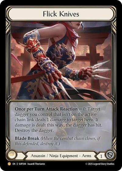Flick Knives (Extended Art) Super Slam card price