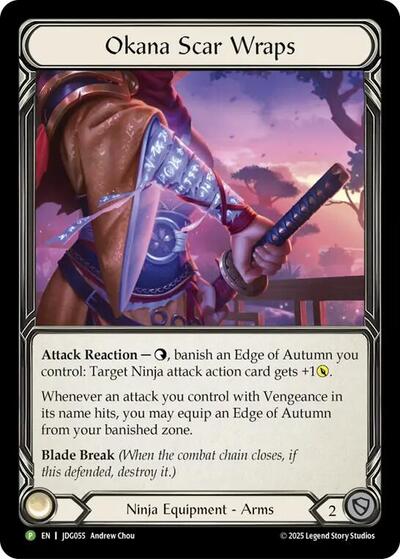 Okana Scar Wraps - JDG055 Flesh and Blood: Promo Cards card price