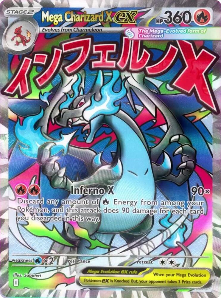 Mega Charizard X ex - 023 - ME: Mega Evolution Promo - Pokemon