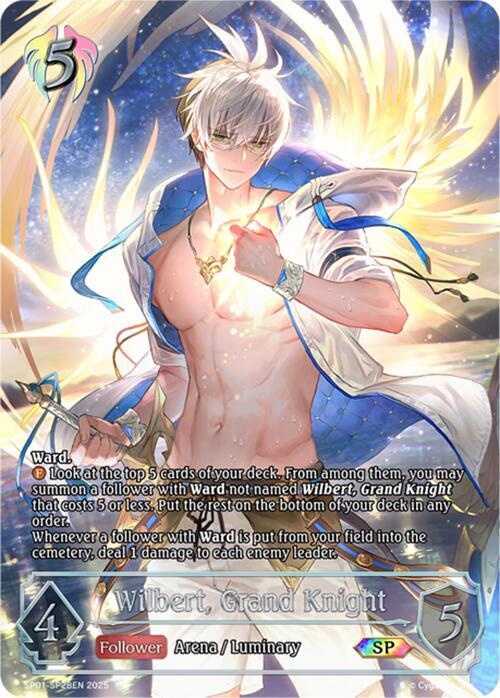 Shadowverse evolve ウィルバート SP Wilbert, Grand Knight (SP) - SP01: Seaside Memories - Shadowverse