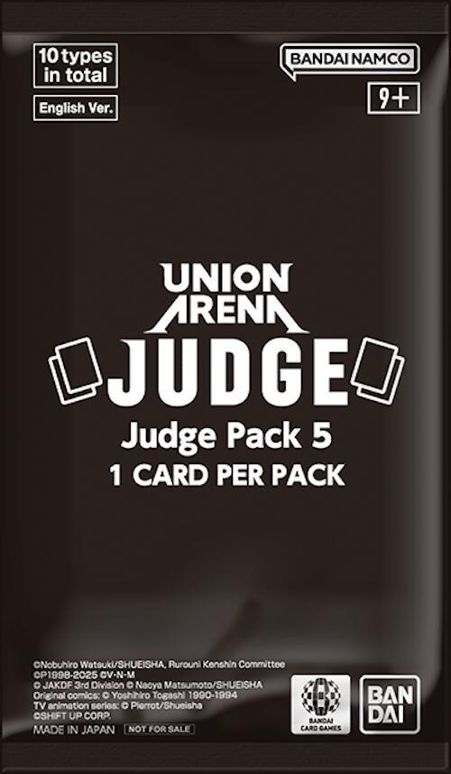 Union Arena Judge Pack 5 - Union Arena Promotion Cards - Union
