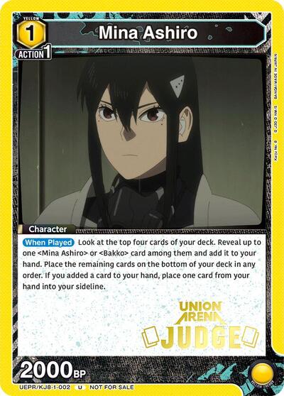 Mina Ashiro (002) (Judge Pack) card
