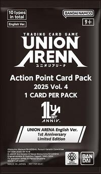 Union Arena Action Point Card Pack 2025 Vol. 4