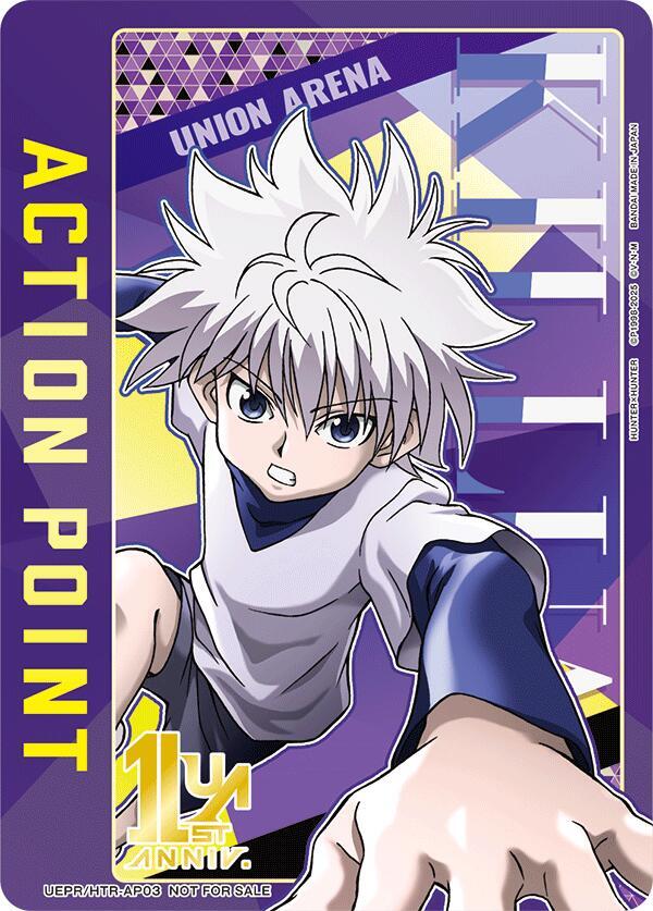 Action Point Card (AP03) (Killua Zoldyck) - Union Arena Promotion