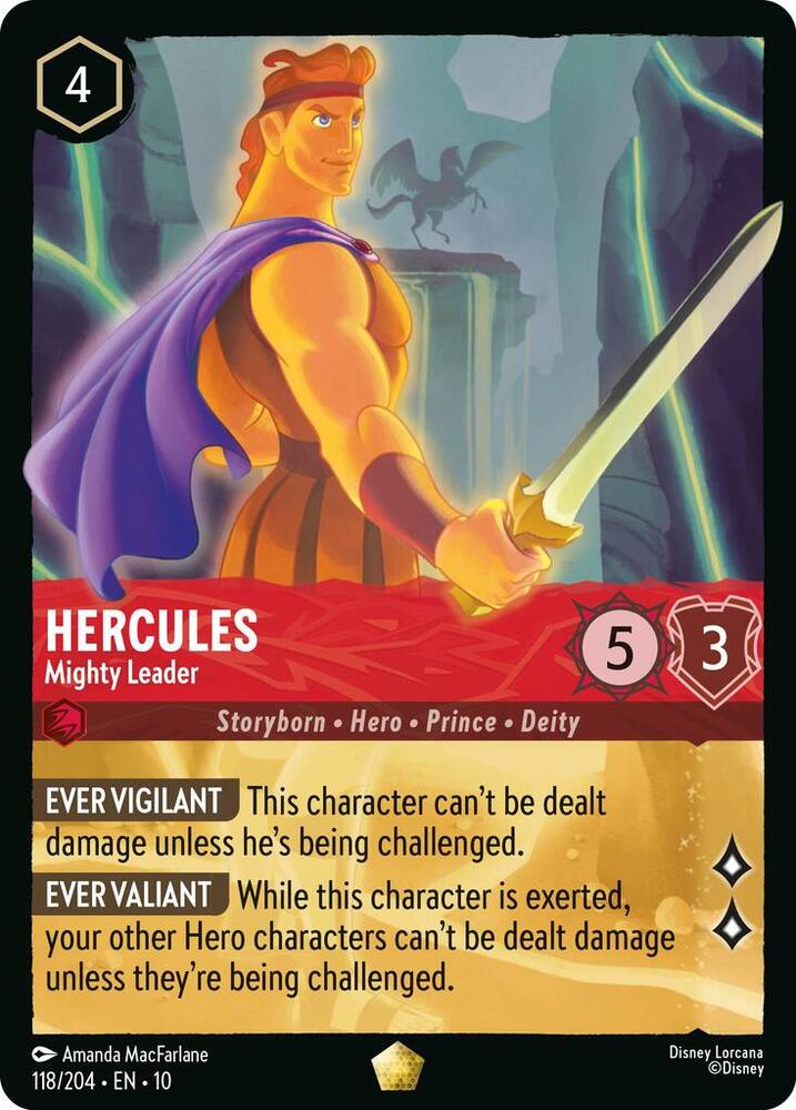 Hercules - Mighty Leader - Whispers in the Well - Disney Lorcana