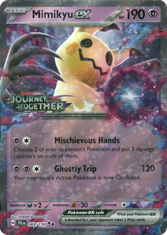 Mimikyu ex (Journey Together Stamped) 069/159 from Miscellaneous Cards & Products