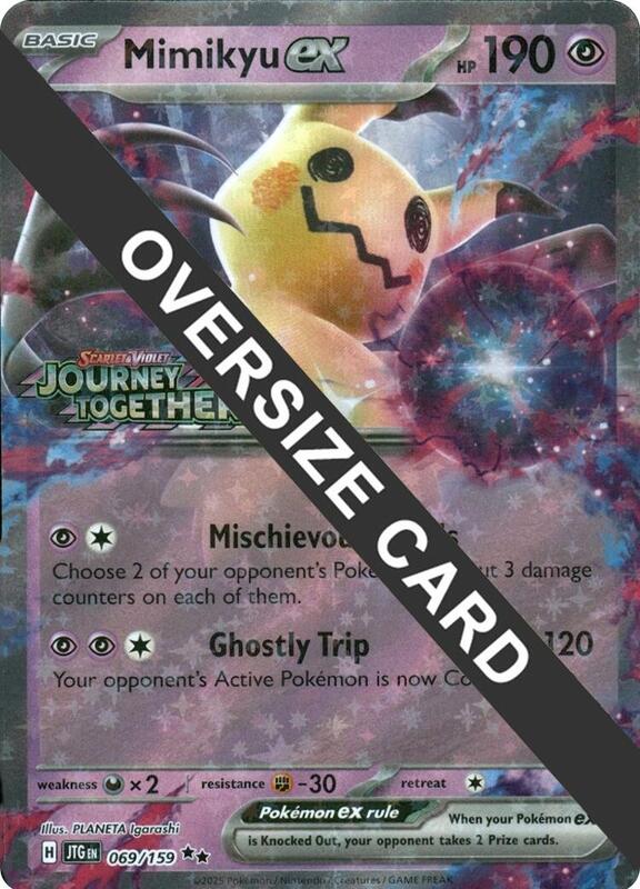 Mimikyu ex (Journey Together Stamped) 069/159 from Jumbo Cards