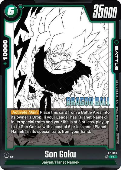 Son Goku - FP-059 card