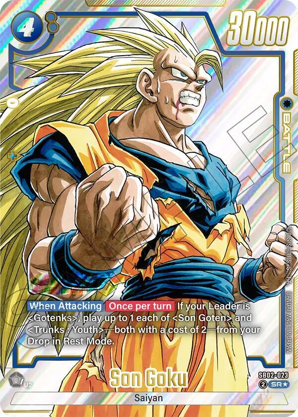 Son Goku - SB02-023 (Alternate Art) - Manga Booster 02