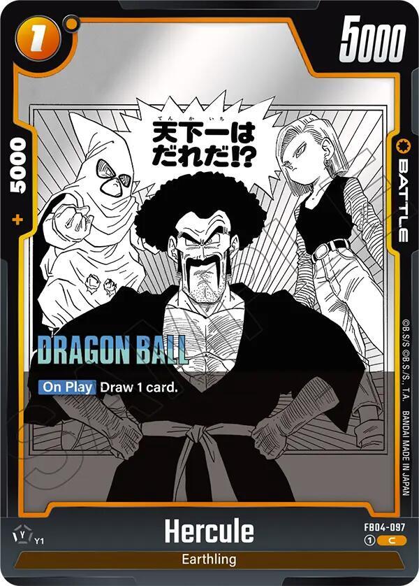 Hercule - Manga Booster 02 - Dragon Ball Super: Fusion World