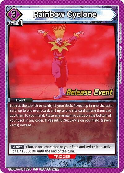 Rainbow Cyclone card