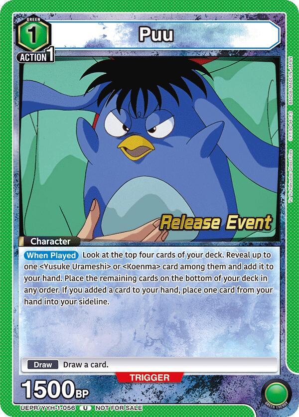 Puu (056) - UE13BT: Yu Yu Hakusho: Ghost Files Release Event Cards
