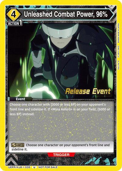 Unleashed Combat Power, 96% card