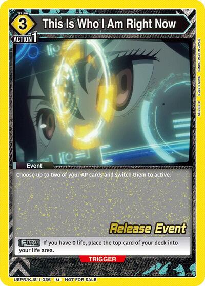 This Is Who I Am Right Now card