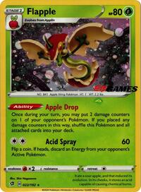 Flapple - 022/192 (EB Games Exclusive APAC) #022/192 from Miscellaneous Cards & Products Pokemon card image