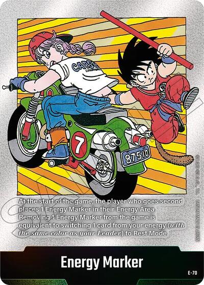 Energy Marker (E-70) Fusion World Energy Markers None Dragon Ball card — value and price