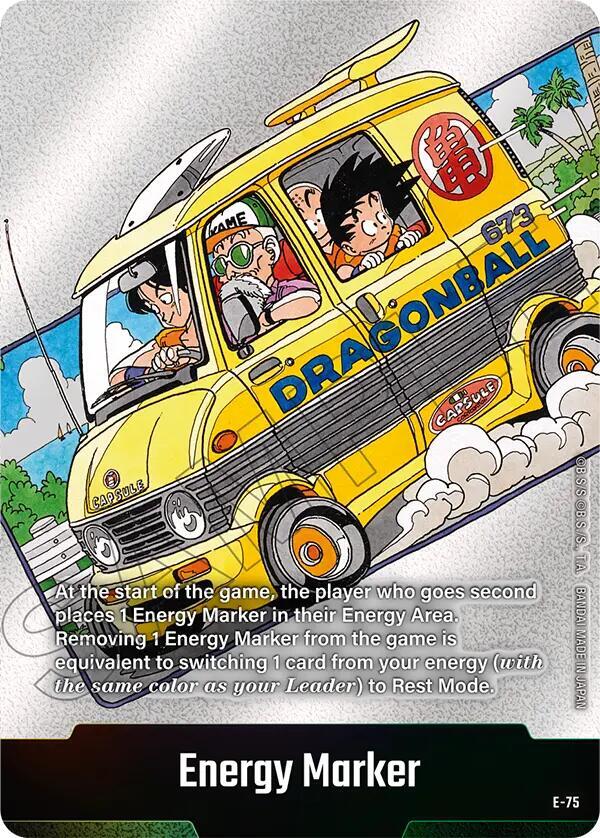 ドラゴンボール エナジーマーカー E－75★ Energy Marker (E-75) - Fusion World Energy Markers - Dragon Ball