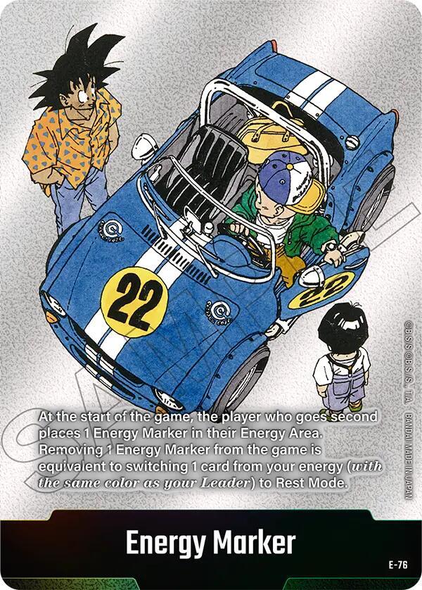 エナジーカー ドラゴンボールカード E-76 Energy Marker (E-76) - Fusion World Energy Markers - Dragon Ball