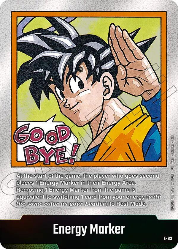Energy Marker (E-83) - Fusion World Energy Markers - Dragon Ball