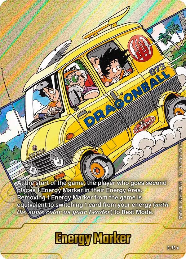 ドラゴンボール エナジーマーカー E-75★ 金 Energy Marker (E-75) (Gold) - Fusion World Energy Markers - Dragon