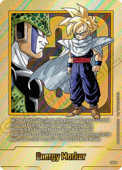 Energy Marker (E-81) (Gold) Fusion World Energy Markers None Dragon Ball card — value and price