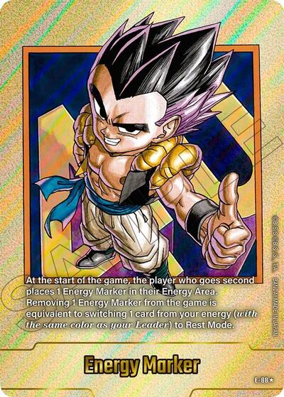 Energy Marker (E-88) (Gold) Fusion World Energy Markers None Dragon Ball card — value and price