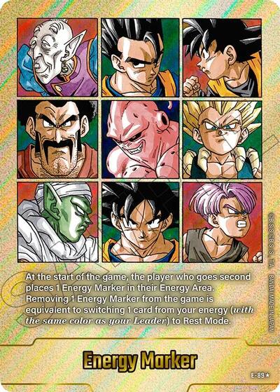 Energy Marker (E-89) (Gold) Fusion World Energy Markers None Dragon Ball card — value and price