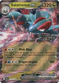 Salamence ex - 114/159 (Journey Together Stamped) #114/159 from Miscellaneous Cards & Products Pokemon card image