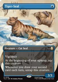 Tiger-Seal (Borderless) - Avatar: The Last Airbender - Magic: The Gathering card