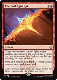 The Last Agni Kai - Avatar: The Last Airbender - Magic: The Gathering card