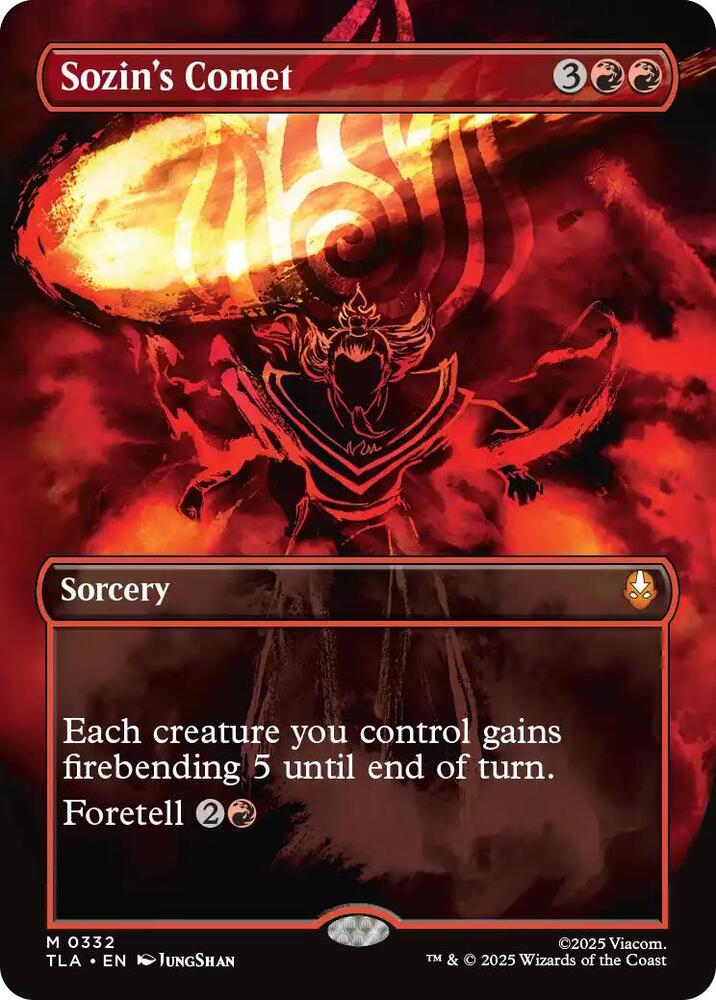 Sozin's Comet (0332) (Borderless) (NM - Normal)