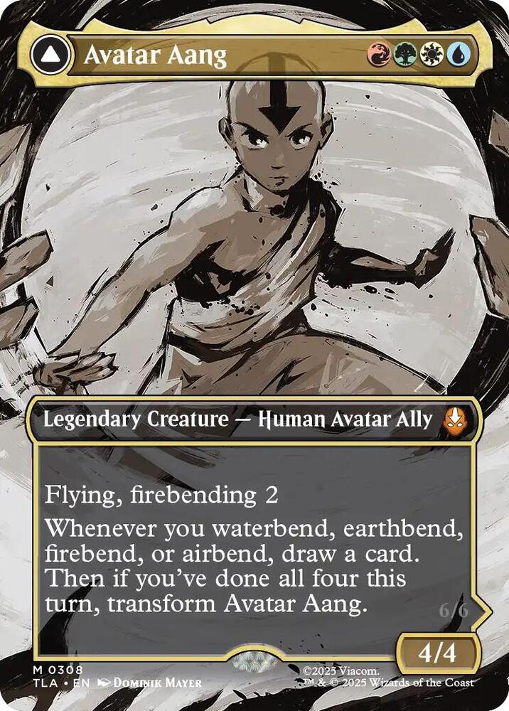 Avatar Aang (Borderless) (NM - Foil)