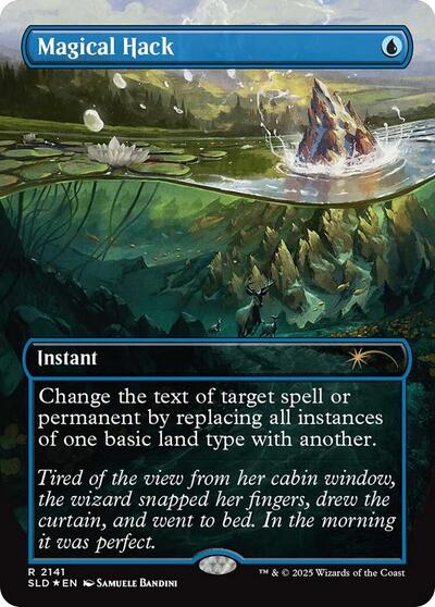 Magical Hack (Secret Lair) from SLD #2141, Magic: The Gathering card