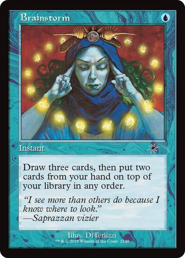 Brainstorm (2148) (Retro Frame) - Secret Lair Drop Series - Magic