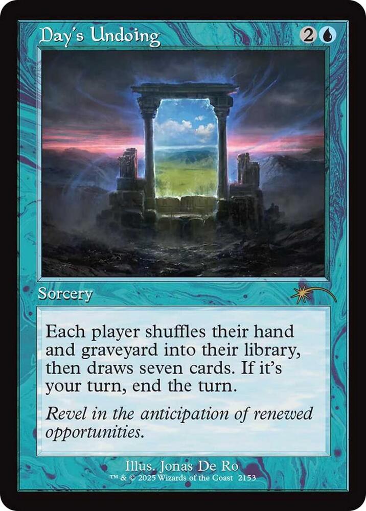 Day's Undoing (Retro Frame) - Secret Lair Drop Series - Magic: The