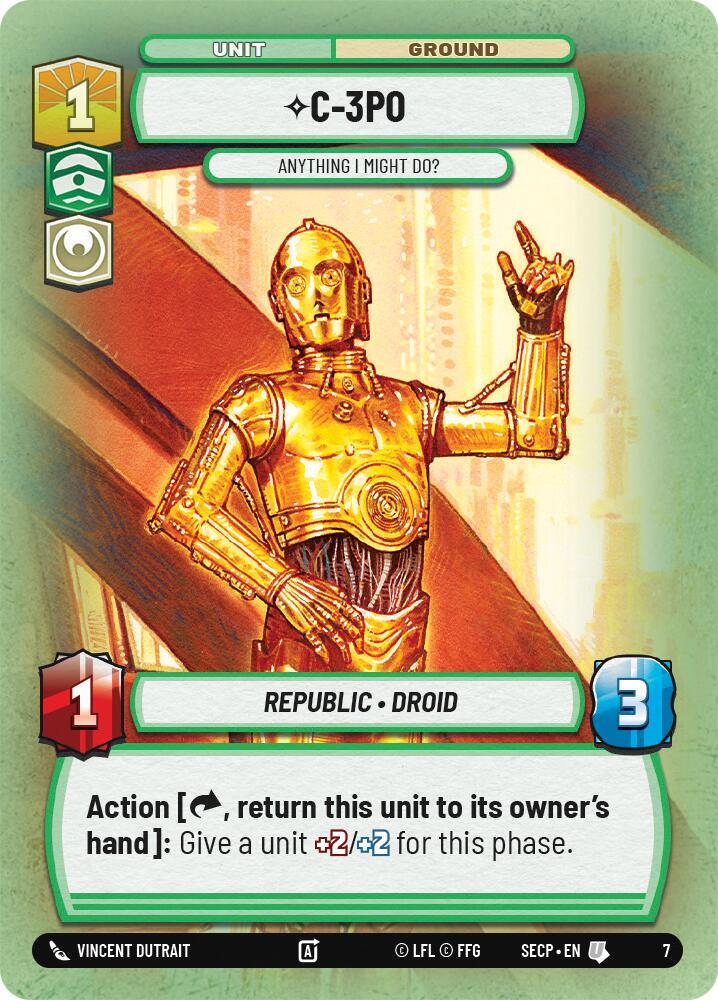 C-3PO - Anything I Might Do? - Secrets of Power - Weekly Play