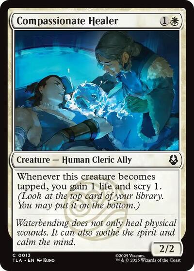 Compassionate Healer from TLA #13, Magic: The Gathering card