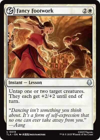 Fancy Footwork from TLA #19, Magic: The Gathering card