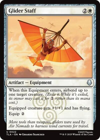 Glider Staff Holo - Avatar: The Last Airbender