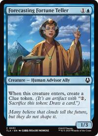 Forecasting Fortune Teller - Avatar: The Last Airbender - Magic: The Gathering card