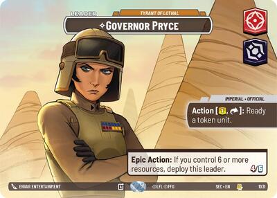 Governor Pryce - Tyrant of Lothal (Showcase) card