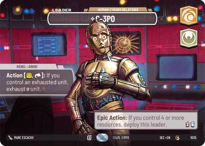 C-3PO - Human-Cyborg Relations (Showcase) card