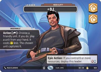 DJ - Need a Lift? (Showcase) card