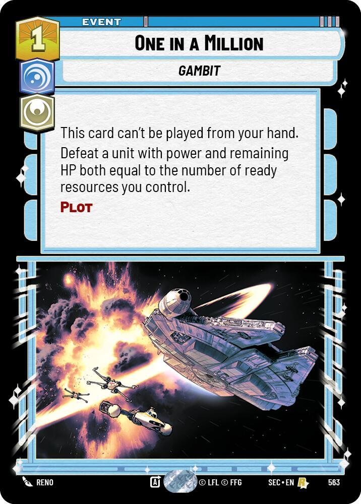 One in a Million (Foil) 563 card