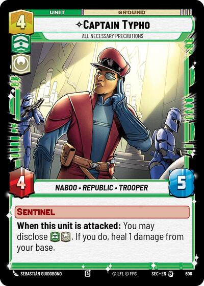 Captain Typho - All Necessary Precautions (Foil) card
