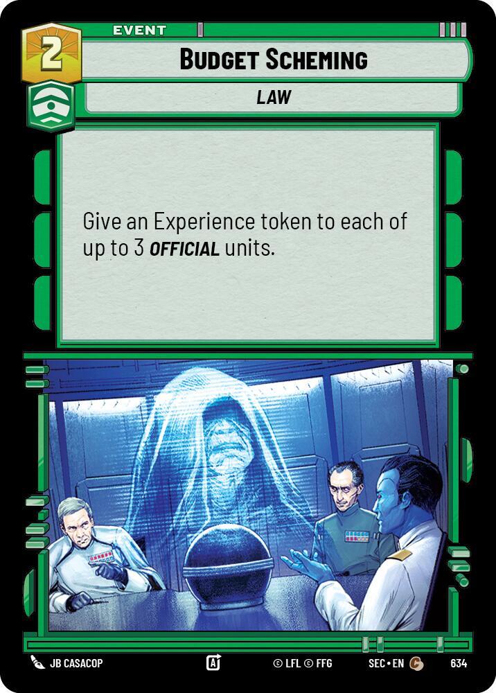 Budget Scheming (Foil)