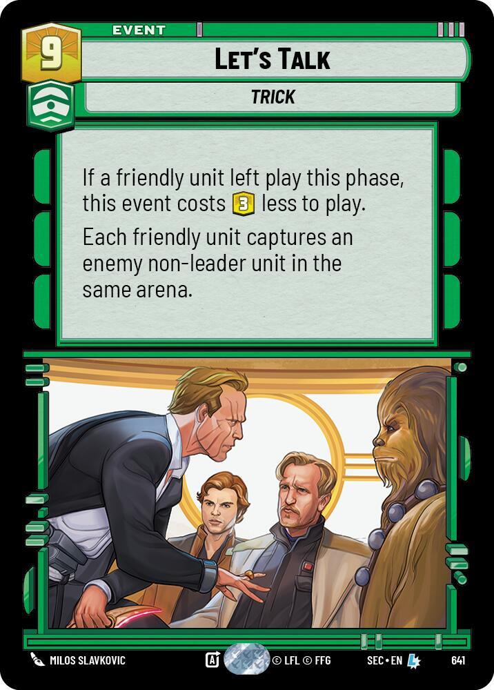 Let's Talk (Foil) 641 card