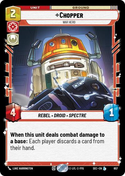 Chopper - War Hero (Foil) card