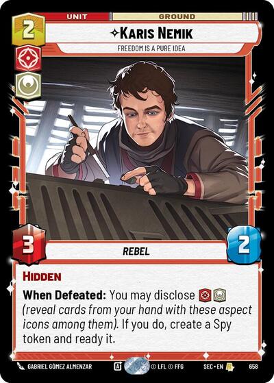 Karis Nemik - Freedom is a Pure Idea (Foil) card