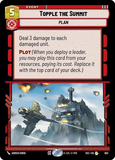 Topple the Summit (Foil) card